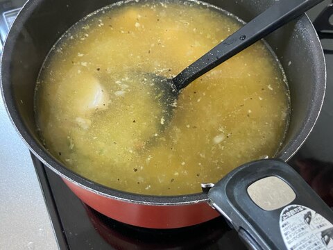 白菜と鶏むねのスープ